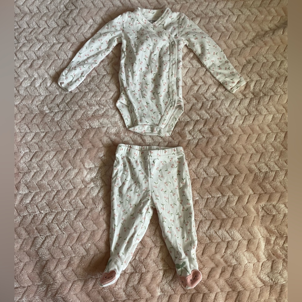 Cherry shirt & pant set